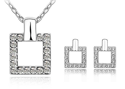 Rhodium Plated | Fashion Pendant Sets